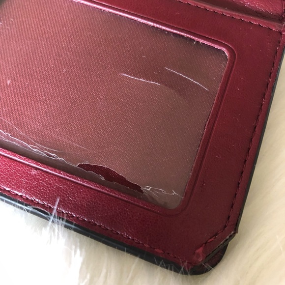 COACH Burgundy Leather Wallet - Picture 5 of 6